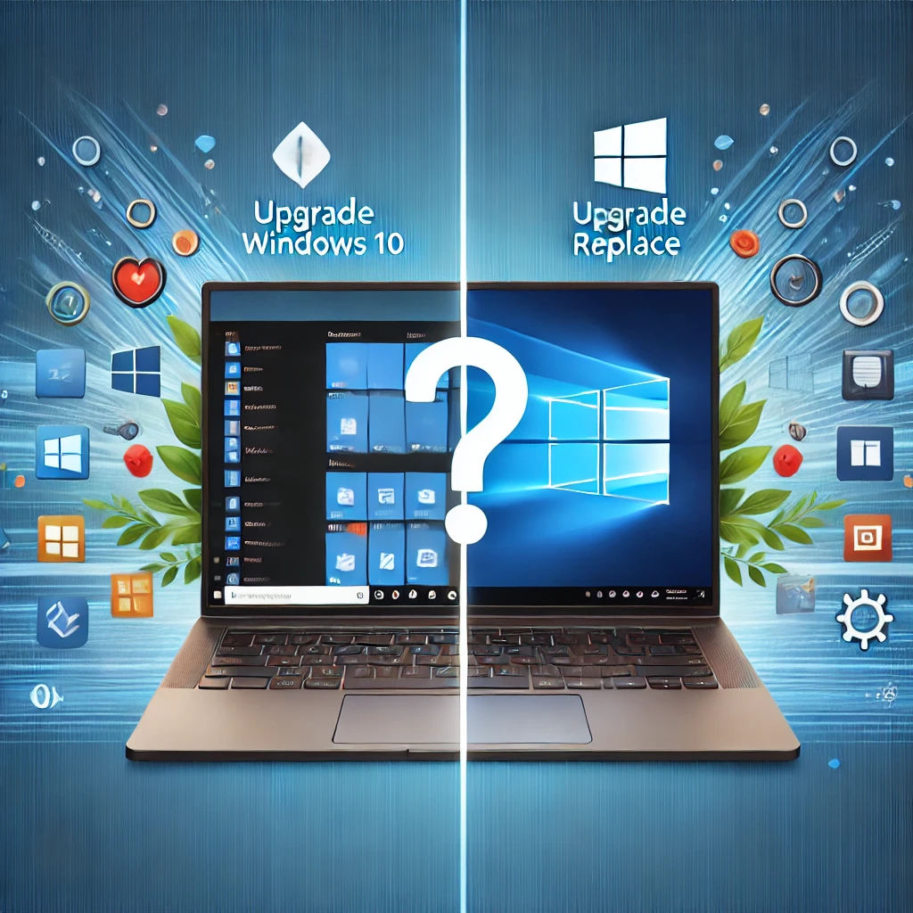 DALL·E 2025 02 06 13.52.15 – A visually engaging digital illustration showing a split screen concept on one side, an ol