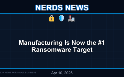 Manufacturing Is Now the #1 Ransomware Target — A 61% Surge in Attacks You Can’t Ignore
