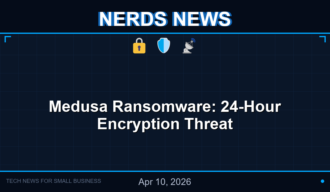 nerds news item medusa ransomware 2026 04 10
