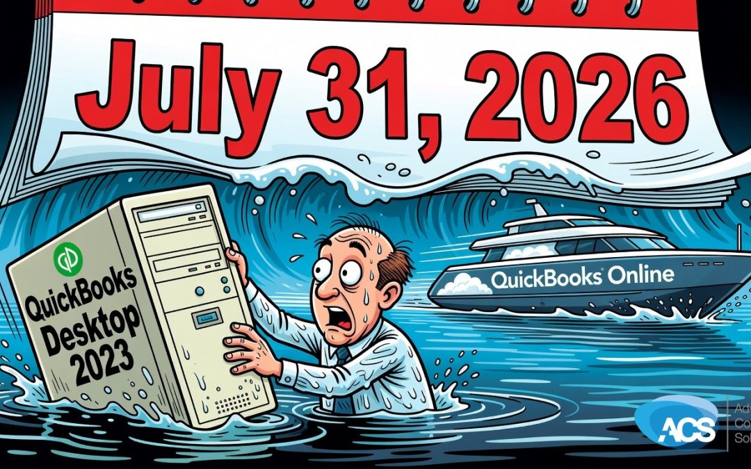 QuickBooks Desktop 2023 Reaches End of Service July 31, 2026 — Payroll and Bank Feeds Will Stop Working, Not Just Updates