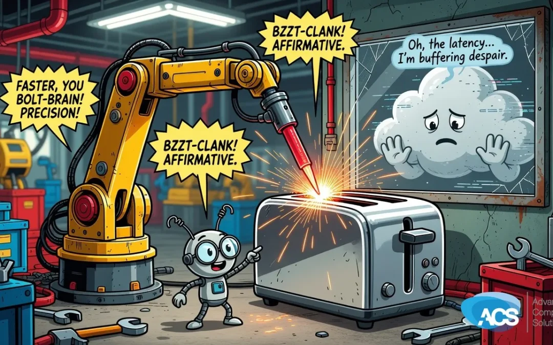 Local AI agents bring smart control to manufacturing equipment